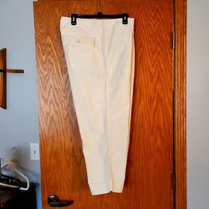 Cream,  high rise straight crop cream cropped pants from Gap, size 16